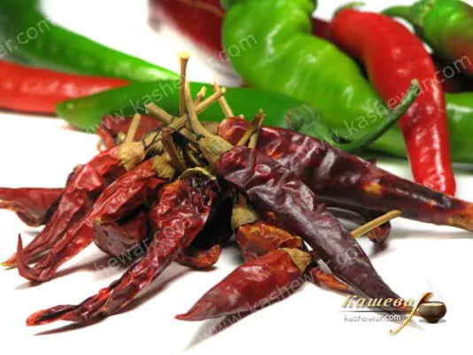 Hot pepper – recipe ingredient