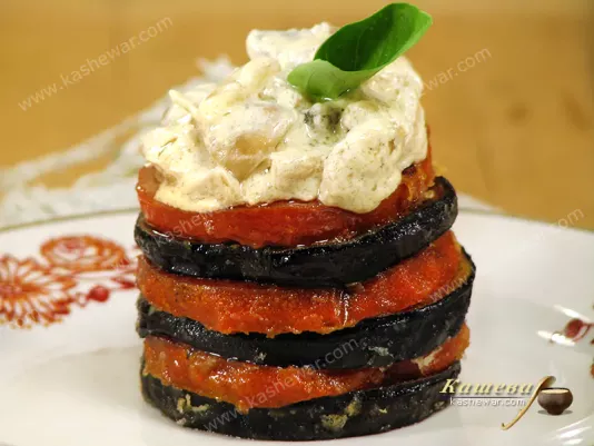 Roasted eggplant and mushrooms - recipe with photo, Ukrainian cuisine