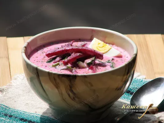 Борщ на кефірі – рецепт з фото, білоруська кухня
