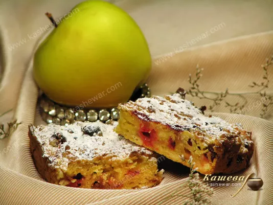 Бретонський пиріг з журавлиною та яблуками – рецепт з фото, французька кухня