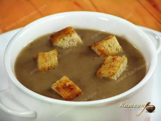 Сочевичний суп з крутонами – рецепт з фото, турецька кухня