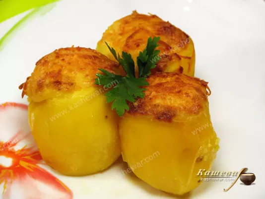 Cheese stuffed potatoes - recipe with photos, Jewish cuisine