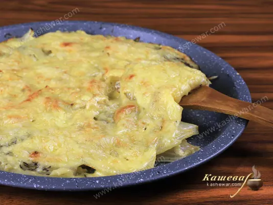 Fennel baked with cheese - recipe with photo, Spanish cuisine