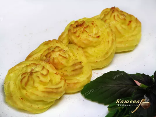 Duchess potatoes - recipe with photo, French cuisine