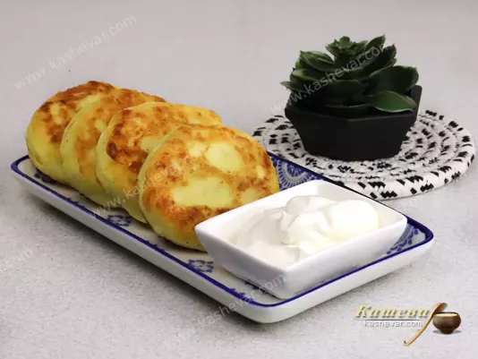Bryndza cheese potato cutlets - recipe with photos, Turkish cuisine
