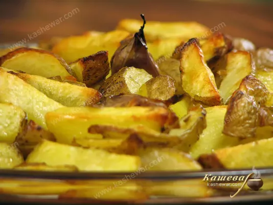 Картопляні чіпси з часником – рецепт з фото, Джеймі Олівер