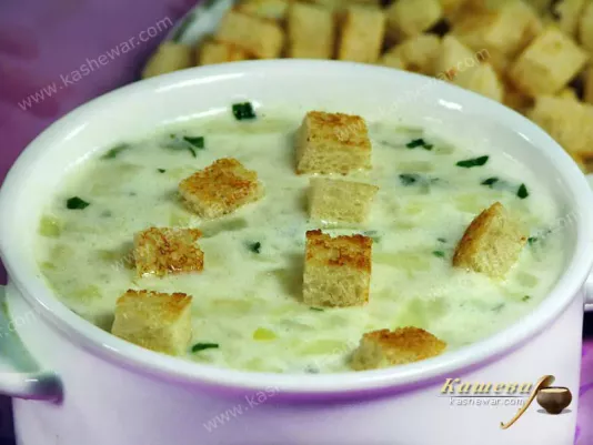 Картопляний суп з крутонами – рецепт з фото, французька кухня