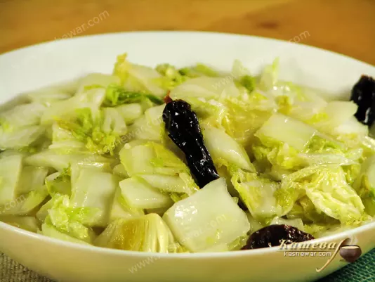 Sichuan-style sweet and sour cabbage - recipe with photo, Chinese cuisine