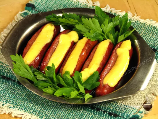 Колбаски с сыром – рецепт с фото, немецкая кухня
