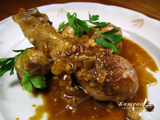 Chicken in chocolate sauce - Recipe with photo, Mexican cuisine