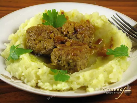 Кюфта з картопляним пюре та розмарином – рецепт з фото, азербайджанська кухня
