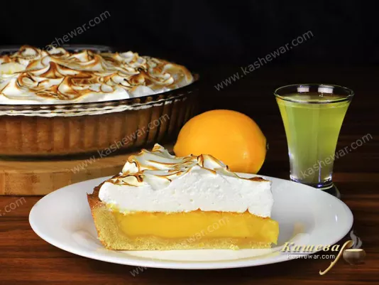 Лимонний пиріг з меренгою – рецепт з фото, французька кухня