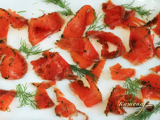 Маринований лосось – рецепт з фото, німецька кухня