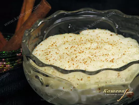 Рисовий пудинг (Мухаллебі) – рецепт з фото, турецька кухня