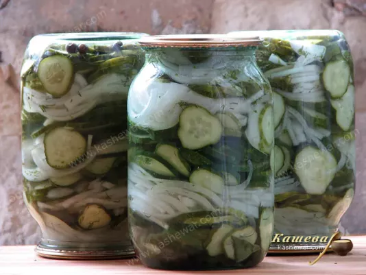 Ніжинський салат з огірків – рецепт з фото, заготівлі на зиму