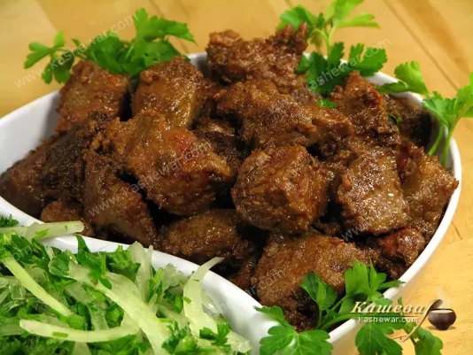 Печінка по-албанськи – рецепт з фото, турецька кухня