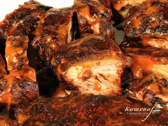 Свинячі ребра в соусі барбекю – рецепт з фото, американська кухня
