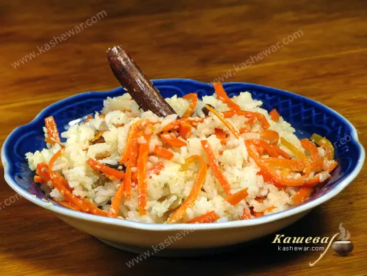 Рис з морквою та кокосом – рецепт з фото, індійська кухня