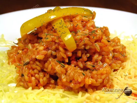 Рис із солодким перцем та сиром – рецепт з фото, іспанська кухня