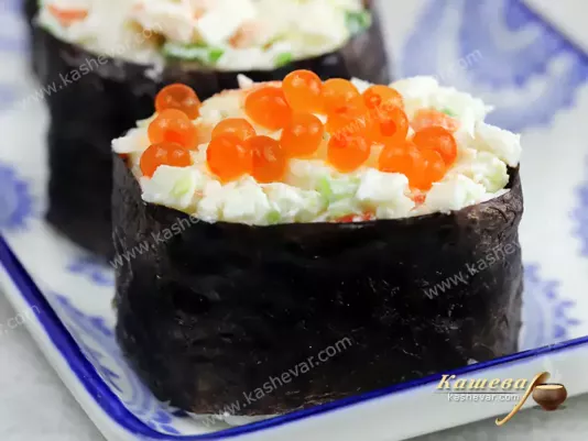 Гункан-макі – рецепт з фото, японська кухня