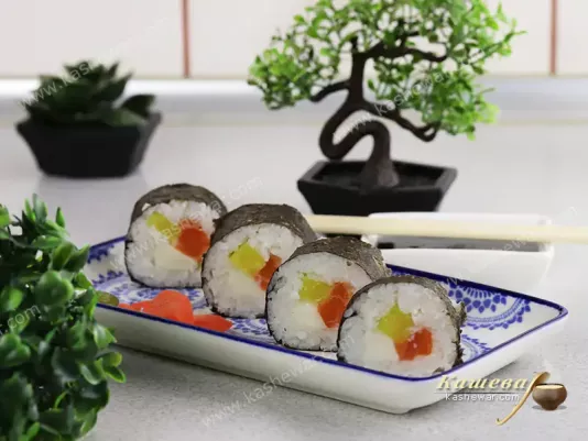 Ролл Тейшоку – рецепт з фото, японська кухня