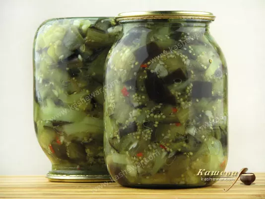 Салат із баклажанів на зиму – рецепт з фото, заготовки на зиму