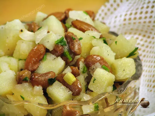 Салат з картоплі та квасолі – рецепт з фото, молдавська кухня