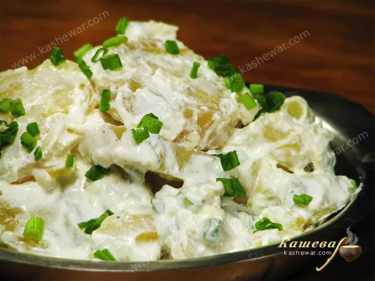 Салат з картоплі та сметани – рецепт з фото, вірменська кухня