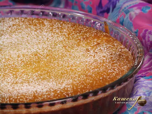 Солодкий пиріг на кефірі – рецепт з фото, азербайджанська кухня