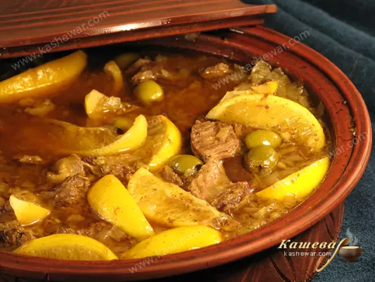 Тажин з баранини з лимоном та оливками – рецепт з фото, марокканська кухня