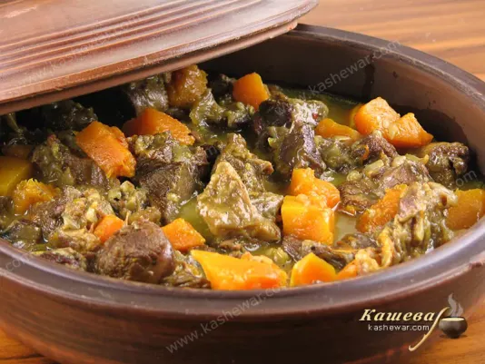 Тажин з баранини та гарбуза – рецепт з фото, марокканська кухня