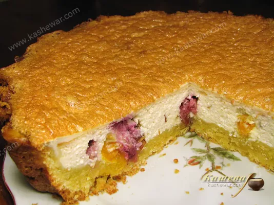 German-style cottage cheese cake - recipe with photo, German cuisine