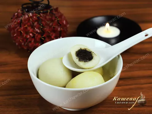 Рисові кульки з солодкою начинкою (Юаньсяо) – рецепт з фото, китайська кухня