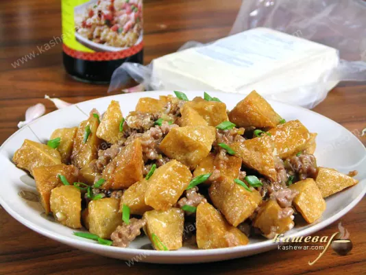 Смажений тофу - рецепт з фото, китайська кухня