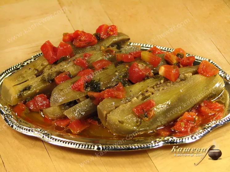 Eggplant with garlic - recipe with photo, Armenian cuisine