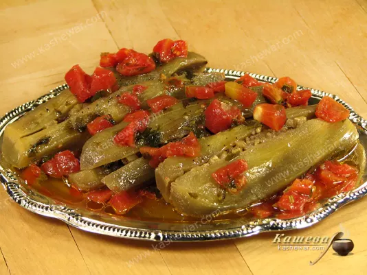 Eggplant with garlic - recipe with photo, Armenian cuisine