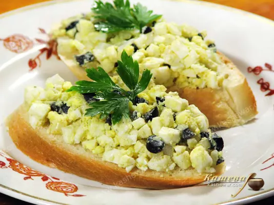 Бутерброди з оливками – рецепт з фото, болгарська кухня