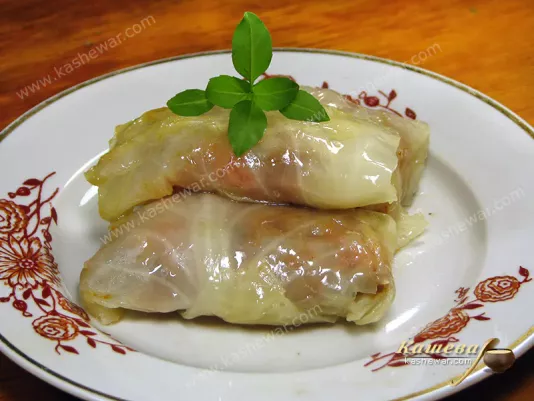 Голубці з грибами та цибулею – рецепт з фото, болгарська кухня
