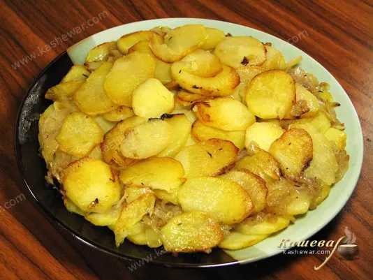 Картопля з цибулею – рецепт з фото, Джеймі Олівер