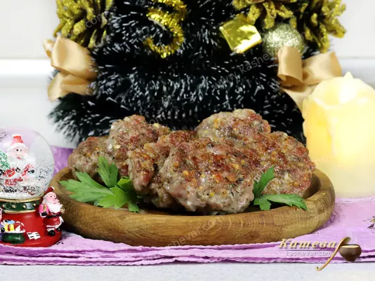 Maple ground pork cutlets - recipe with photos, French cuisine
