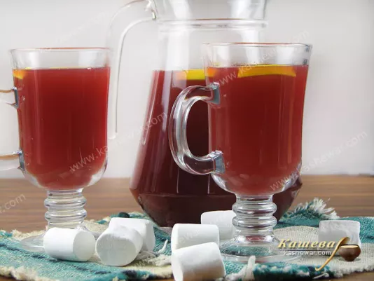 Святковий журавлинний напій – рецепт з фото, американська страва