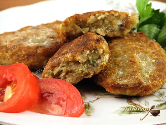 Eggplant cutlets - recipe with photo, Greek cuisine