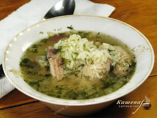 Курячий суп з аличою (Тоюг чорбаси) – рецепт з фото, азербайджанська кухня