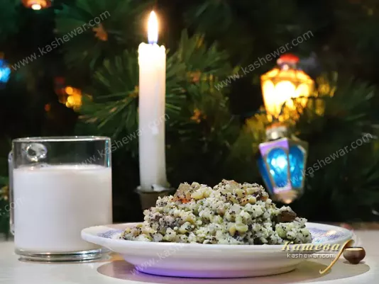 Кутя різдвяна з горіховим молоком – українська кухня
