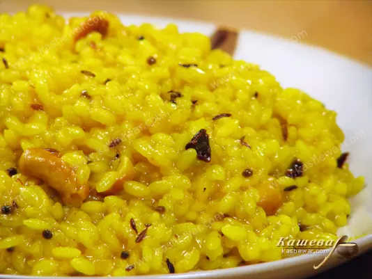 Лимонний рис з кеш'ю - рецепт з фото, індійська кухня