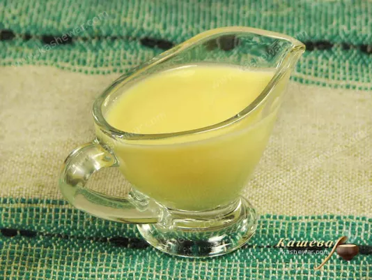 Молочно-ванільний соус – рецепт з фото, соуси