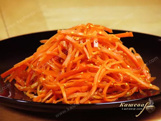 Морква в солодкому оцтовому маринаді – рецепт з фото, японська кухня