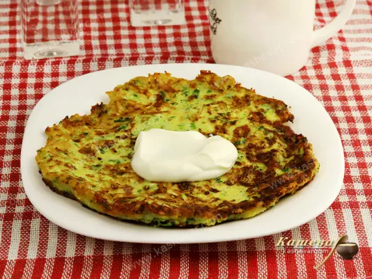 Omelet with zucchini and cheddar cheese – recipe with photos, Moroccan cuisine