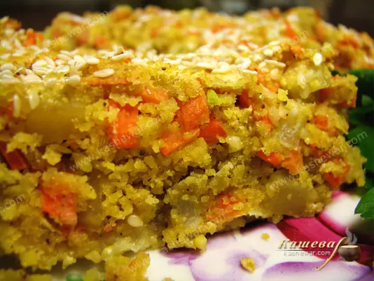 Indian-style vegetable casserole - recipe with photo, Indian cuisine