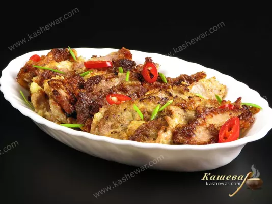 Тонкі скибочки яловичини (Soegogi-jeon) – рецепт з фото, корейська кухня